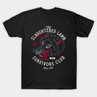 The Slaughtered Lamb Survivors Club - Vintage Horror T-Shirt